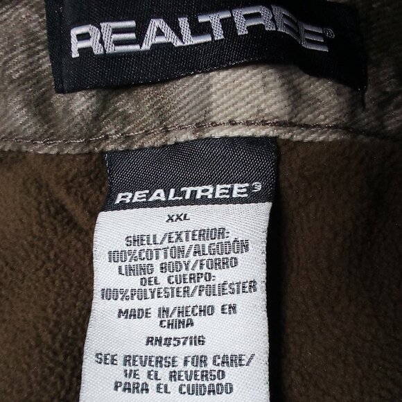 Realtree Camouflage Fleece Line Insulated Pants - Picture 6 of 7